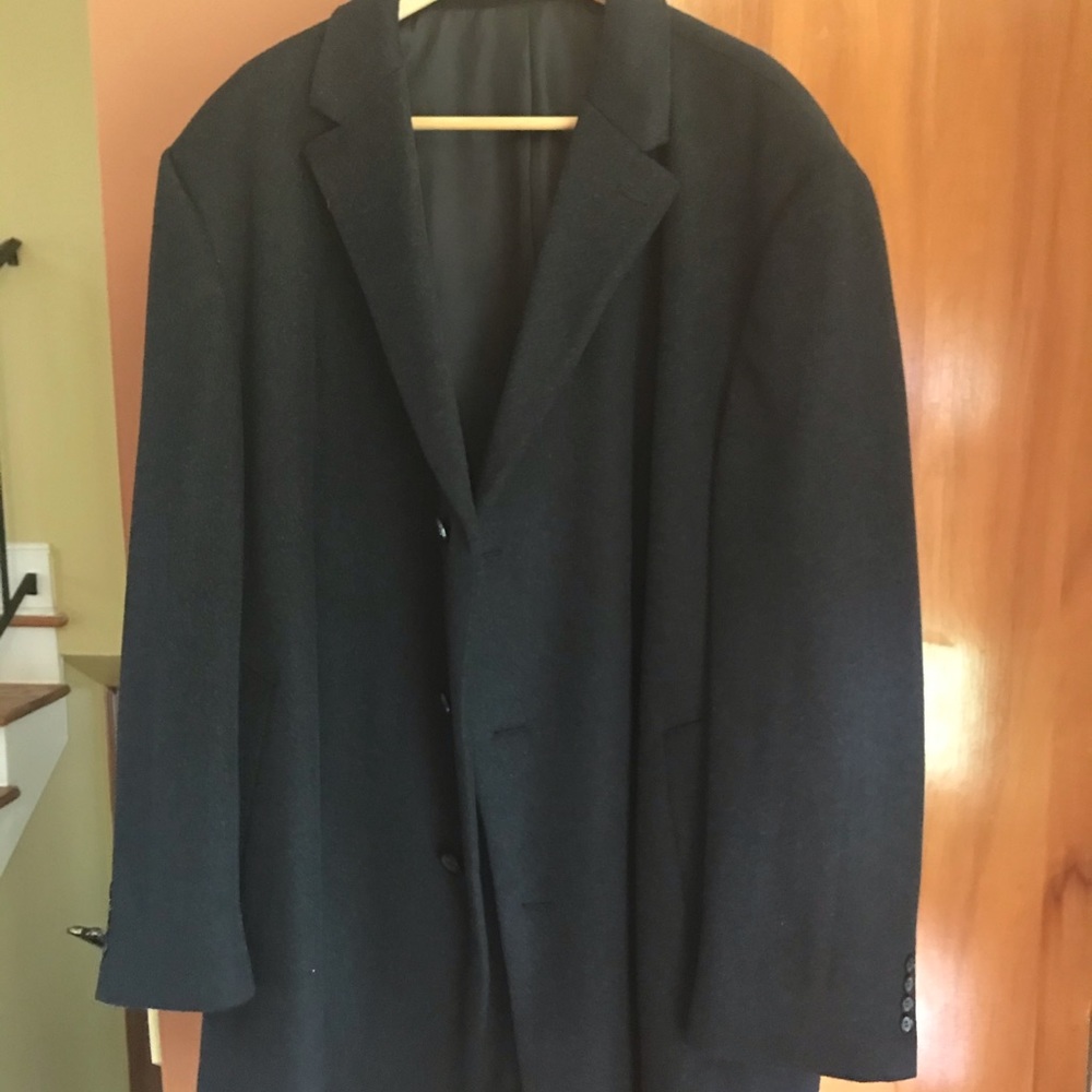 GUC Men’s 56R Ralph Lauren Wool Coat Black